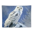 thumbnail image 5 of Orinice Snowy Owl Tapestry Wall Hanging Unique Style Graphic Tapestries Home Wall Decor Art for Living Room Bedroom Apartment Farmhouse Dorm 60x50inch, 5 of 6