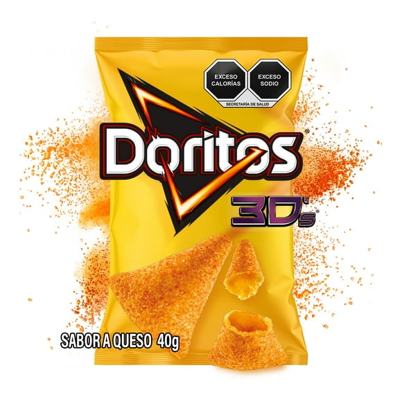 Nachos Sabritas Doritos 3D queso 40 g