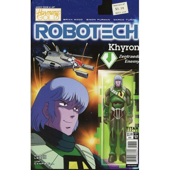 Robotech (Titan) #7B VF ; Titan Comic Book