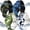 Black with Camouflage Green + Black with Camouflage Blue + Camouflage Green + Camouflage Blue, variant on YUNOVA Waterproof AirTag Bracelet for Kids, Soft Silicone Air Tag Hidden Holder Case Compatible with Apple Airtag, Adjustable Anti-Lost Printed Strap GPS Traker for Toddler Child