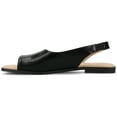 thumbnail image 2 of Journee Womens Brinsley Croco Texture Sling Back Flat Sandals, Widths Available, 2 of 9