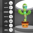 thumbnail image 2 of Cactus parlante Keculf con LED y 120 canciones en inglés para bebé, 2 of 9