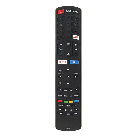 New RC311S 06-531W52-TY01X Replace Remote Control for TCL TV 49S6600 DO-1609681/55D1600 55D1680 55S6600