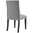 thumbnail image 4 of Modern Contemporary Urban Design Dining Kitchen Room Side Chair, Set of Two, Fabric, Light Grey Gray, 4 of 5