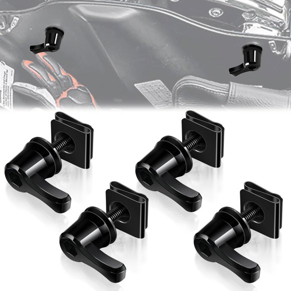 Amazicha - Kit De Pernos Para Cerradura De Alforja, Cerraduras De Palanca Para Alforja, Tornillos De Montaje Compatibles Con Harley Davidson Touring Street Glide Electra Glide Softail 1992 En Adelante