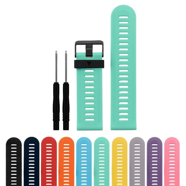 StrapsCo Soft Silicone Replacement Watch Band Strap for Garmin Fenix 3 HR