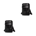 thumbnail image 3 of Transemion Stylish And Waist Packs Premium Leather Bag For Men Soft To Touch black 2Set, 3 of 6