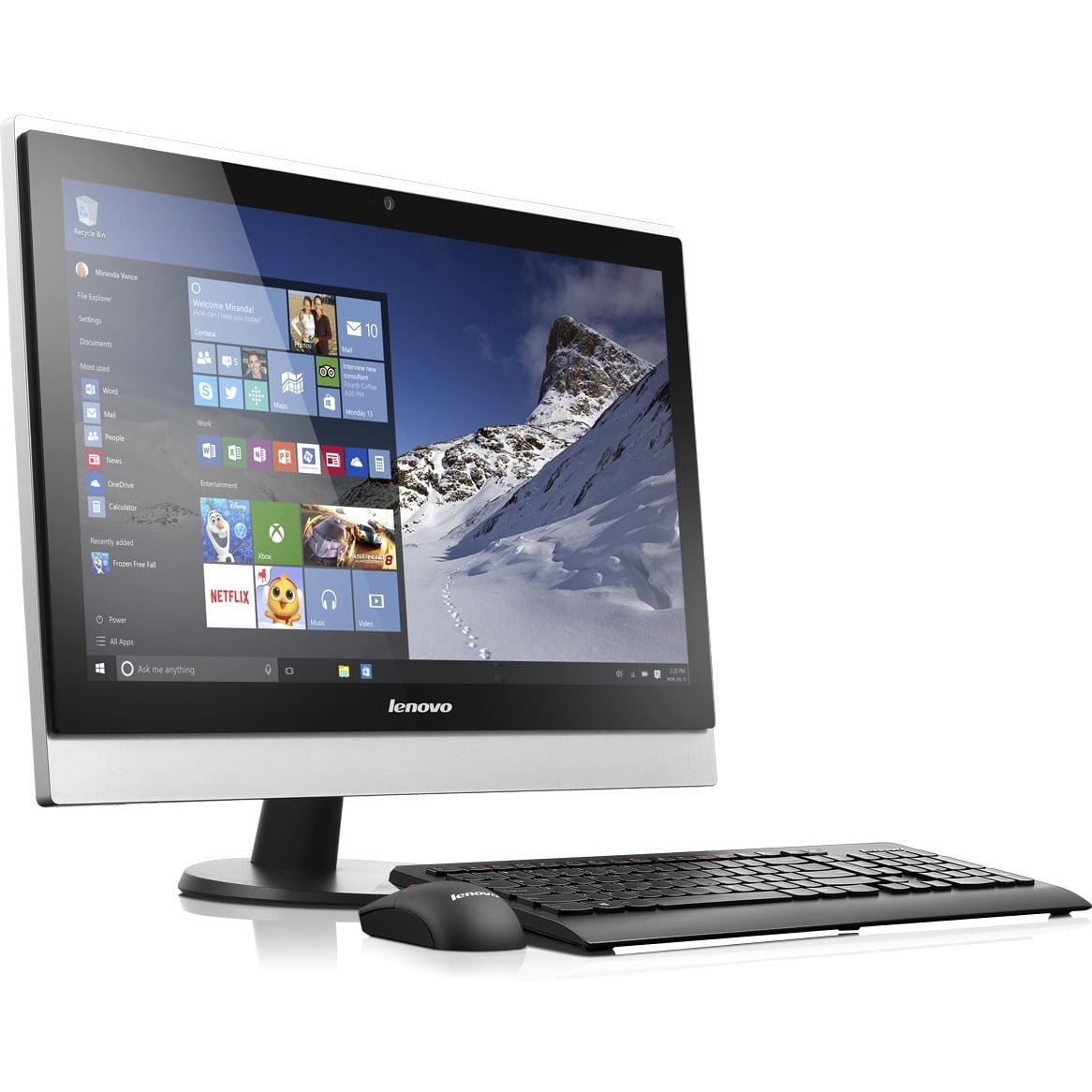 Lenovo 23\u0026quot; Full HD All-In-One Computer, Intel Core i3 i3-6100T, 4GB RAM ...