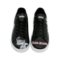 thumbnail image 5 of DOGO Black Sneakers for Women - Handmade Women's Fashion Sneakers, Vegan Leather and Unique Design, Womens Sneakers Bugs Bunny Builders Black Design, Size 7.5, 5 of 5
