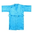 thumbnail image 2 of TAIAOJING Baby Kids Girls Satin Robes Silk Sleepwear Kimono Clothes Solid Toddler Bathrobe Girls Coat&jacket 18-24 Months, 2 of 3