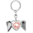 thumbnail image 1 of Italy Rome Pit Classic Country City Heart Angel Wing Key Chain Holder, 1 of 3