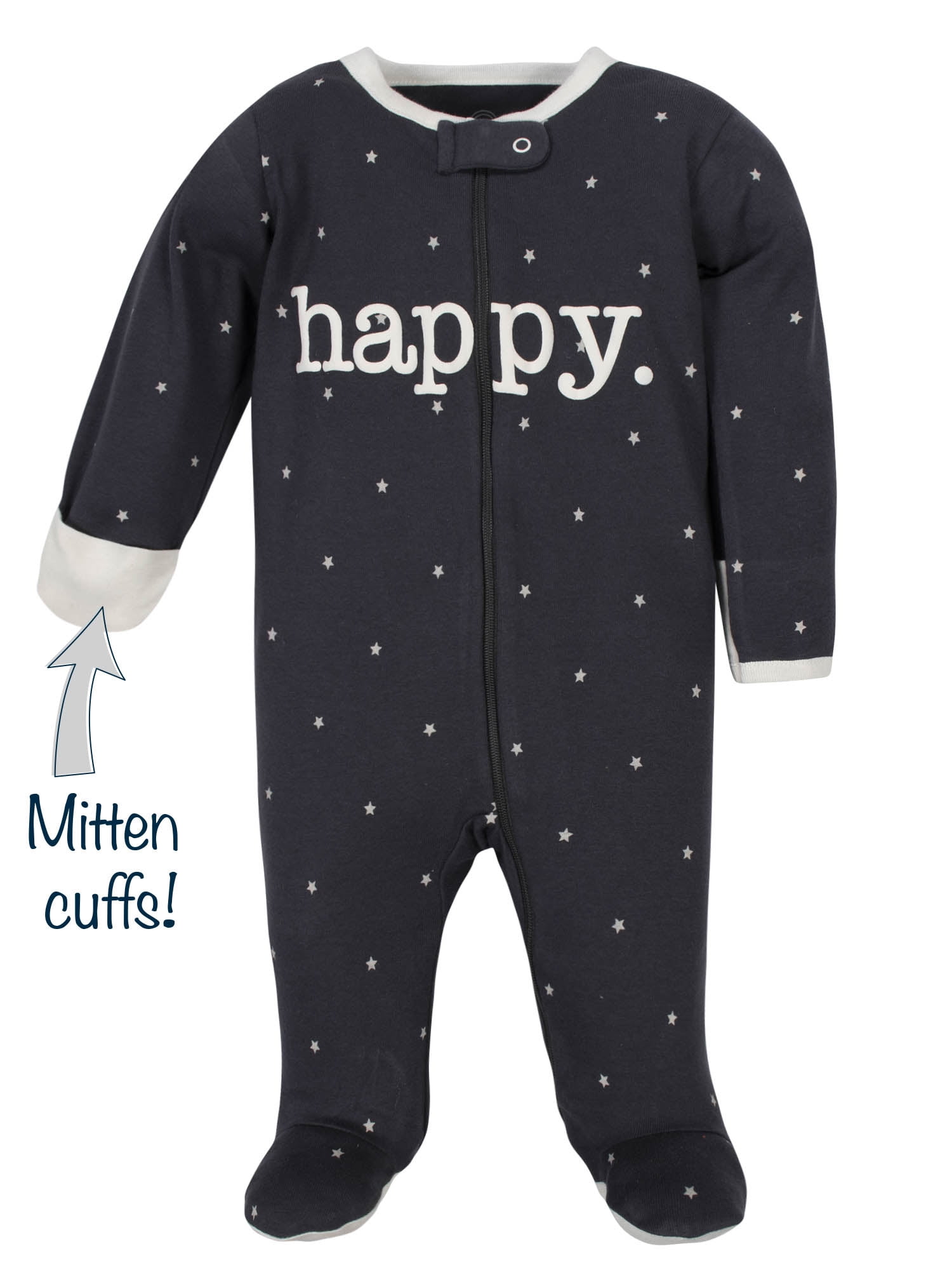 newborn one piece with mittens