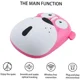 thumbnail image 3 of 1pc recargable sin ratón ergonómico USB óptico silencioso ratón lindo Mini ratón ratón para oficina rosa kaili Sencillez, 3 of 5
