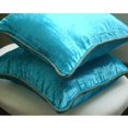 thumbnail image 3 of Cushion Cover For Chair, Turquoise Blue Pillow Case, Contemporary Solid Throw Pillow Cover, 12x12 inch (30x30 cm) Pillow Cover, Velvet Square Pillow Case, Solid - Turquoise Shimmer, 3 of 6