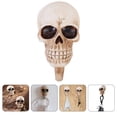 thumbnail image 2 of Diseño creativo de calavera de Halloween gancho de la pared de la pared del soporte del soporte del soporte de la pared, 2 of 6