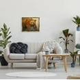 thumbnail image 2 of Stupell Industries Modern Bear Wildlife Scene Painting Metallic Gold Floating Framed Canvas Print Wall Art, Design by Roberta Dyer, 2 of 8