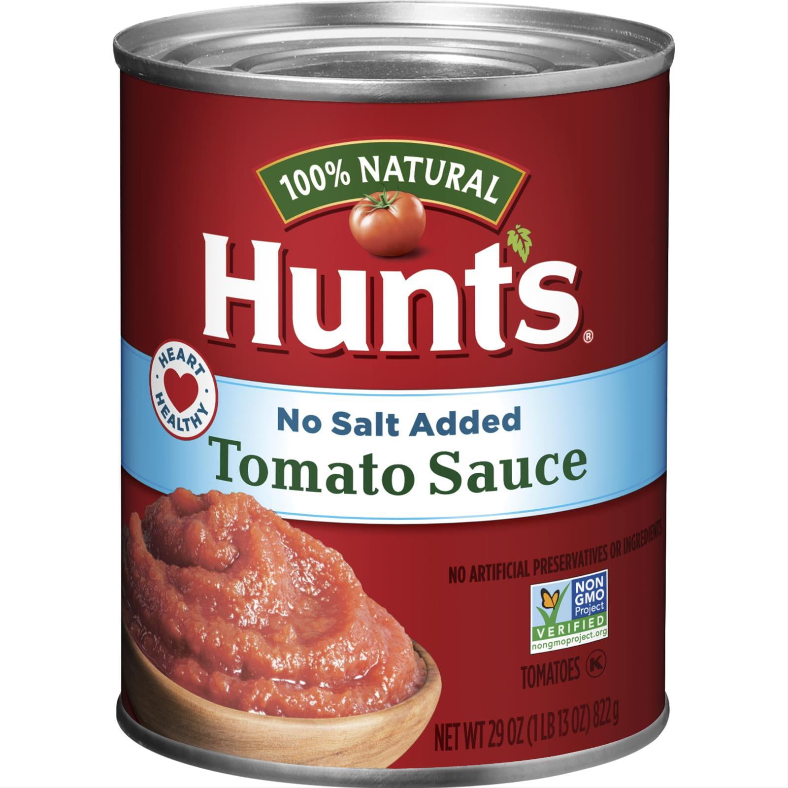 Hunt's Tomato Sauce, No Salt Added, 29 oz Can