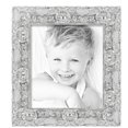 thumbnail image 2 of ArtToFrames 14" x 16" Platinum Baroque Luxe Picture Frame, 14x16 inch Silver Wood Poster Frame (WOM-5265),  Pack, 2 of 7
