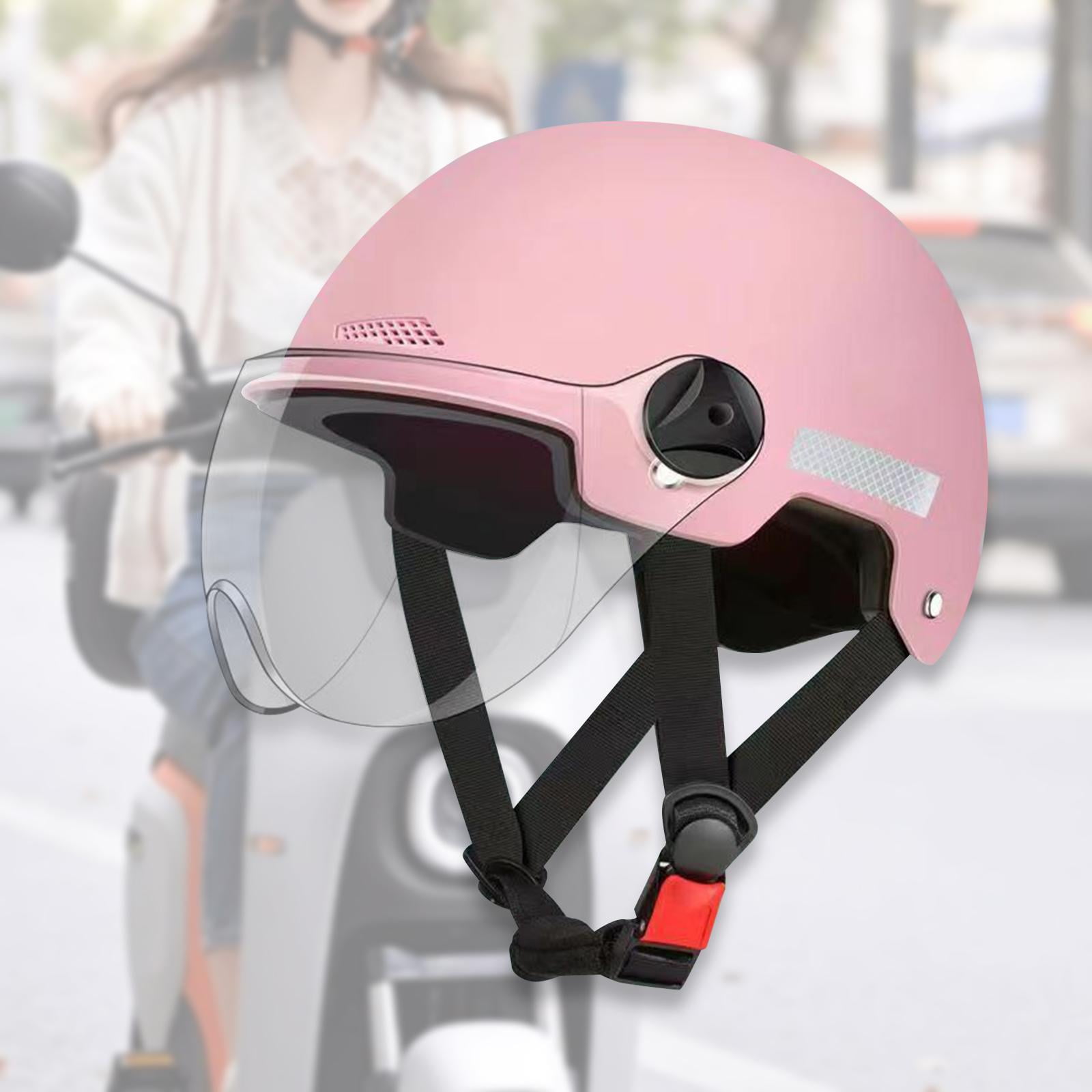 jiaping Motorcycle Helmet Comfortable Summer Soft Skin Friendly Lining Riding Helmet Pink