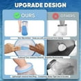 thumbnail image 2 of Housse de Protection Imperméable pour Jambes Larges pour Douche avec Fond Antidérapant pour Plaies Chirurgicales comme Montré, 2 of 5