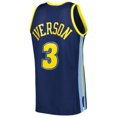 thumbnail image 3 of Men's Mitchell & Ness Allen Iverson Navy Denver Nuggets Hardwood Classics Swingman Jersey, 3 of 3