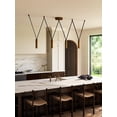 thumbnail image 7 of Kuzco Lighting Lp90404 Mason 9" Wide Linear Pendant - Bronze, 7 of 7