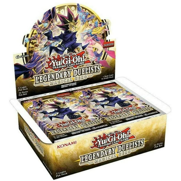 Yu Gi Oh Legendary Duelists Magical Hero Booster Box Unlimited Edition Walmart Com Walmart Com