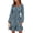 Blue Black Floral, variant on Womens Dress Long Lantern Sleeve Square Neck Elastic Waist Ruffle Flowy Swing A-Line Short Dresses 2026 Fall Fashion Black Floral Medium