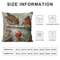 thumbnail image 5 of Christmas Pillow Cover Throw Pillow Case Christmas Decorations Xmas Decoraciones Bird Home Decor for Sofa Livingroom Couch, 5 of 5