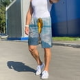 thumbnail image 6 of Naloa Monk Walking On Water Men's Short Pajama Pants, Pj Shorts, Lounge Comfort Shorts-XX-Large, 6 of 6