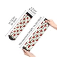 thumbnail image 4 of Fuzoiu Strawberry Print Adult Socks, Crew Moisture-wicking Socks, Unisex Cushion Crew Socks,Casual Sports Ankle Socks, 4 of 7