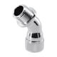 thumbnail image 3 of Shower Elbow Adapter Brass Elbow Adapter Shower Head Hose 45 Degree Connector Bathroom Faucet Connector Bathroom Accessories, 3 of 9