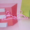 thumbnail image 6 of AYYUFE 20Pcs Doll Clothes Hanger Miniature Dollhouse Hangers Reusable Multifunctional Plastic Pink Miniature Clothes Rack for Doll, 6 of 6