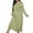 Green, variant on Riecok Womens Winter Nightgowns Cute Printed Crewneck Long Sleeve Loungewear Soft Cozy Long Length Sleepwear