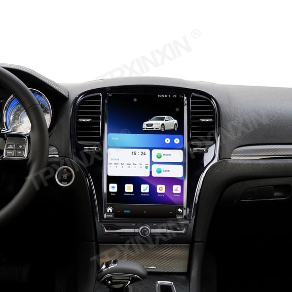 TPXINXIN 14.5 inch Car Radio Carplay Android 15 for Chrysler 300C 2011-2013 HD Smart Screen GPS Navigation Multimedia Stereo Head Unit