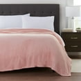 thumbnail image 4 of Mainstays Super Soft Plush Blanket, Blush Pink, Full/Queen, 90"X90", Suitable for Adult, 4 of 6