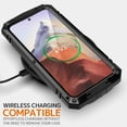 thumbnail image 5 of Compatible Samsung Galaxy S24 Plus Metal Phone Case with Screen Protector,Aluminium Full Body Case Samsung Galaxy S24+ Case with Strap Cases for Samsung Galaxy S24 Plus Case with Kickstand Black, 5 of 7