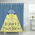 thumbnail image 1 of ABPHQTO Bombilla incandescente en cortina de ducha con haz de cable largo 152x180 cm ABPHQTO PKNMT60x72Shower-7115, 1 of 2