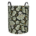 thumbnail image 2 of Kll Skull With Dollar Waterproof Foldable Laundry Hamper Bucket With Handles For Storage Bin,Kids Room,Home Organizer (Small), 2 of 8