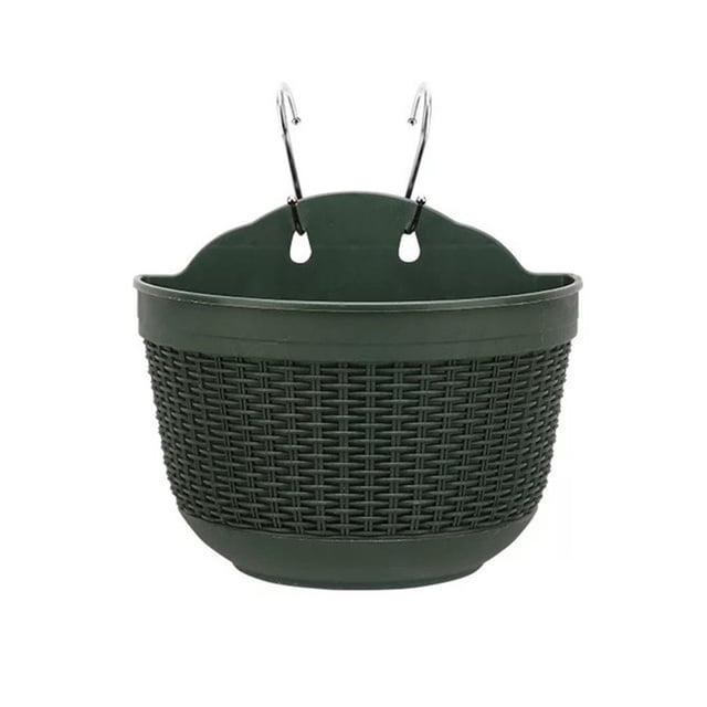 Flower Pot Vase Self Watering Hanging Flower Pot With Water Container For Home Decoration 6 Colors 21*13.5*12cm