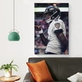 thumbnail image 4 of Poster Lamar Jackson American Football Art Wall Art Poster Scroll Canvas Painting Picture Living Room Decor Home 16x24inch(40x60cm), 4 of 6