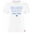 thumbnail image 2 of Women's Sportiqe  White Orlando Magic Arcadia Premium T-Shirt, 2 of 3