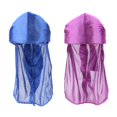 thumbnail image 1 of 2 Piezas Headwear Scarf Bandana Turban - Azul Morado Sunnimix Sombreros de moda para hombres y mujeres, 1 of 5