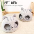 thumbnail image 4 of Cesta para gatos - funda suave lavable - forma de cabeza de gato - cómoda casa para perros con cama suave lavable 38 * 38 * 35 cm ER, 4 of 5