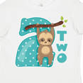 thumbnail image 4 of Inktastic Baby Sloth 2nd Birthday Boys or Girls Toddler T-Shirt, 4 of 5