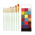 thumbnail image 1 of Pintura facial y corporal perfecl 20 colores con pinceles, 1 of 8