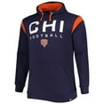 thumbnail image 2 of Men's Fanatics Navy Chicago Bears Big & Tall Call the Shots Pullover Hoodie, 2 of 3