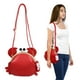 thumbnail image 1 of Bolso bandolera con forma de cangrejo de PU a la moda, bolso cruzado para mujeres y niñas, 1 of 6