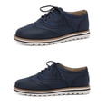 thumbnail image 6 of YLYL Women's Suede Oxford Shoes Lace up Round Toe Comfortable Casual Business Dress Shoes, 6 of 9