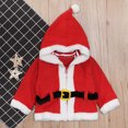 thumbnail image 3 of LWNYDPLSD Hawaiian Christmas Shirt Cute Sweatshirts for Teens Girls Sweatshirt Size 10-12 Girls' Blouses & Button-down Shirts Clothes Baby Clothes, Red 3-4 Years, 3 of 8